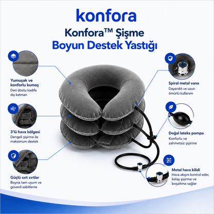 Konfora™ Şişme Boyun Destek Yastığı