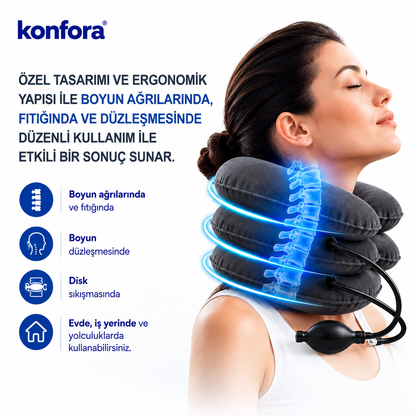 Konfora™ Şişme Boyun Destek Yastığı