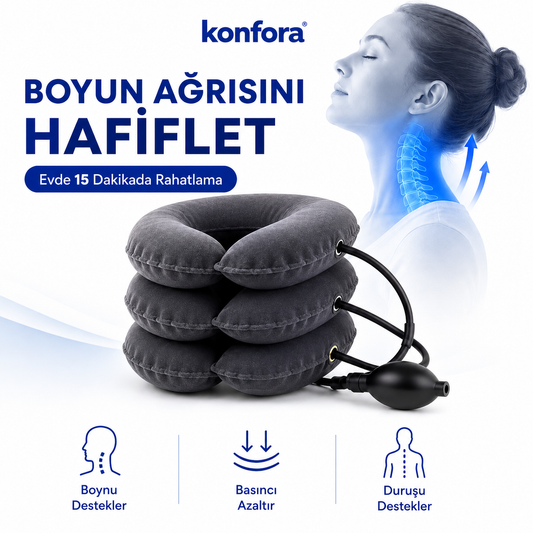 Konfora™ Şişme Boyun Destek Yastığı