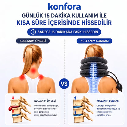Konfora™ Şişme Boyun Destek Yastığı