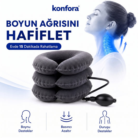 Konfora™ Şişme Boyun Destek Yastığı