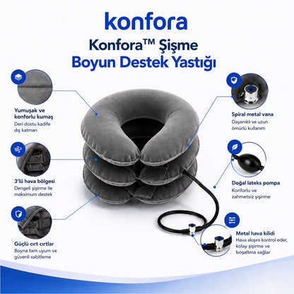 Konfora™ Şişme Boyun Destek Yastığı