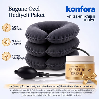 Konfora™ Şişme Boyun Destek Yastığı