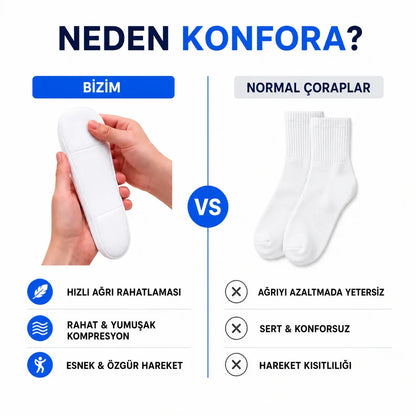Konfora™ Yazlık Ortopedik Destek Çorabı